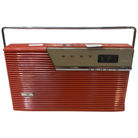 Vintage Sony X100Kc 7 Transistor Travel Radio