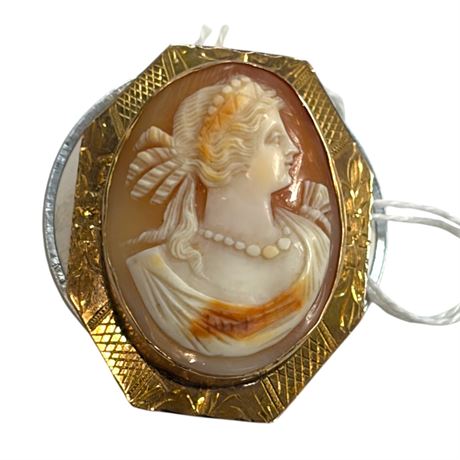 Vintage Cameo Brooch