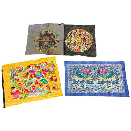 Assorted Vintage Asian Embroidery