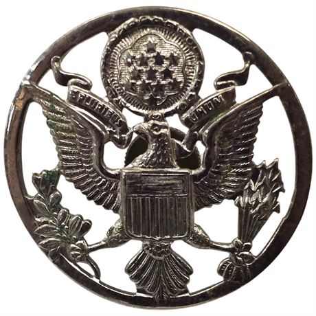 Vintage Wwii Us Army Cap Badge