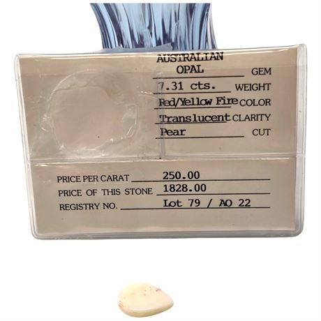 Pear Shaped Australian Opal
