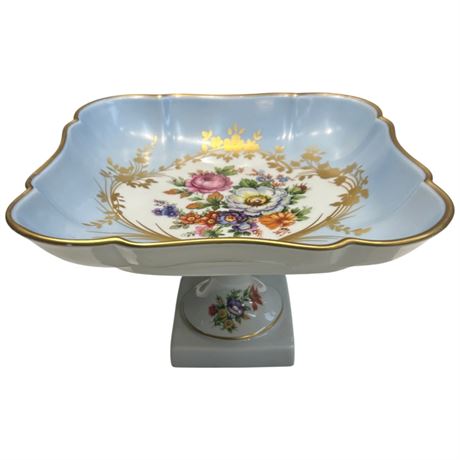 Vintage Limoges Pedestal Desert Plate