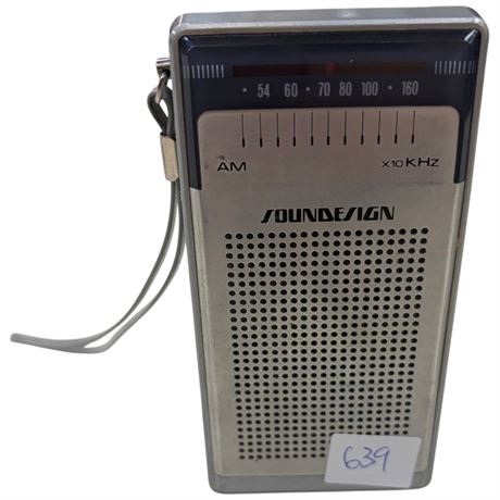Vintage Sound Design Pocket Radio, Model 1146