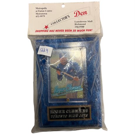 Roger Clemens Toronto Blue Jays Framed Card