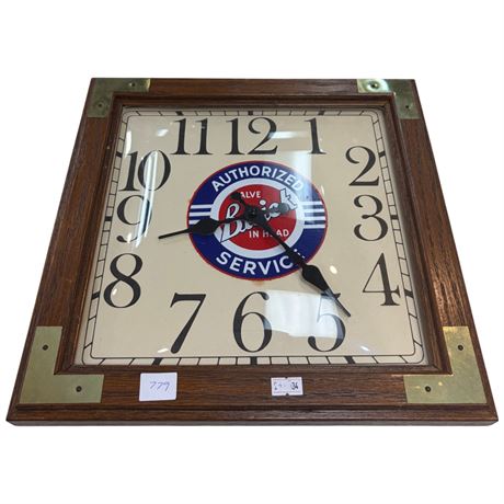 Framed Authorized Service Buick Clock