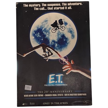 Et 20Th Anniversary Poster On Board
