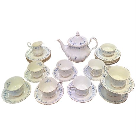 Approx 30 Piece Royal Albert "Memory Lane" Partial Place Setting