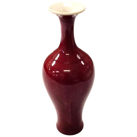 Asian Ox Blood Vase