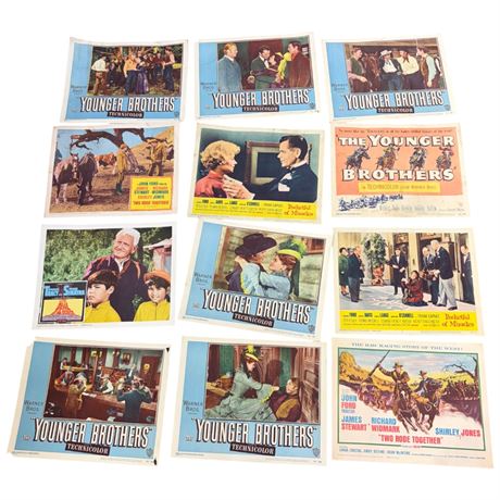 Assorted Vintage Cowboy Western Movie Window Cards