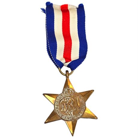 Grj Vi The Star 1939-1945 Medal