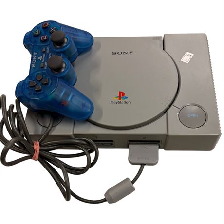 PlayStation One With Controller