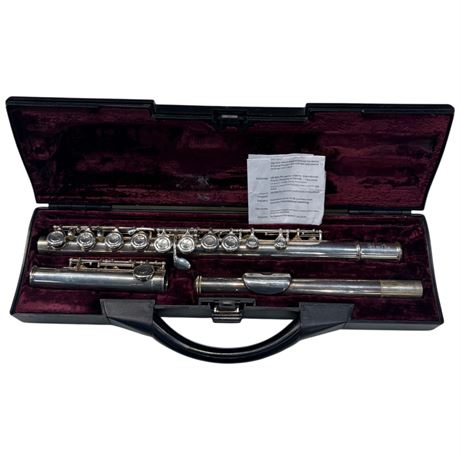 Vintage Buffet Champion Copper Scale Silver Plate Flute