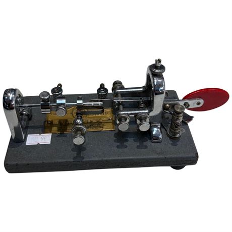 Early Vibroplex Morse Code Machine