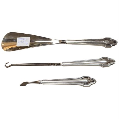 3 Sterling Silver Stamped Tools
