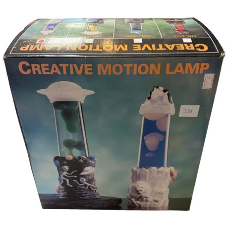 Vintage Creative Motion Lamp Polar Bear, In Original Box