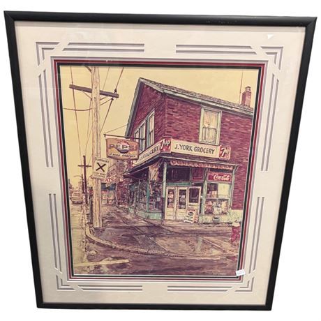 Framed Print "East Side Ii" By C. R Weimann #10 Of 950