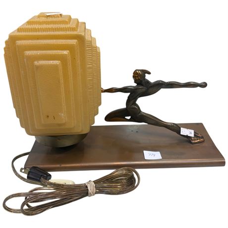 Art Deco Running Native Lamp