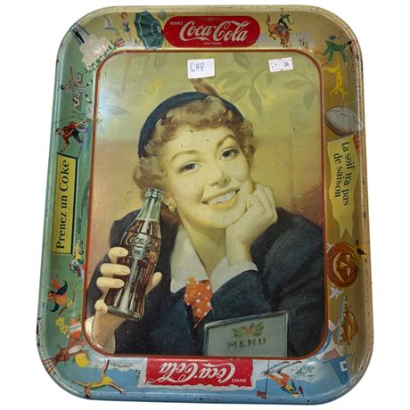 Vintage Coca Cola Serving Tray