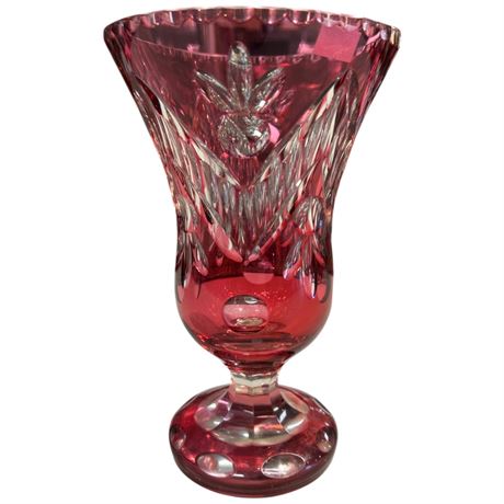 Vintage Nachtman Bovaria Crystal Vase