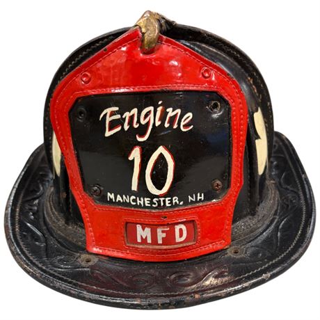 Cairns & Brother Inc. Fireman Helmet - Engine 10 Manchester N. H.