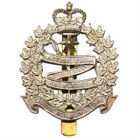 Vintage Canadian Intelligence Corps Cap Badge