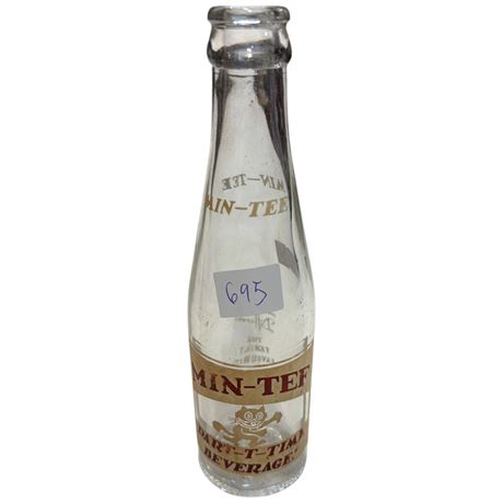 Early Min-Tee Part-T-Time Beverages Bottle