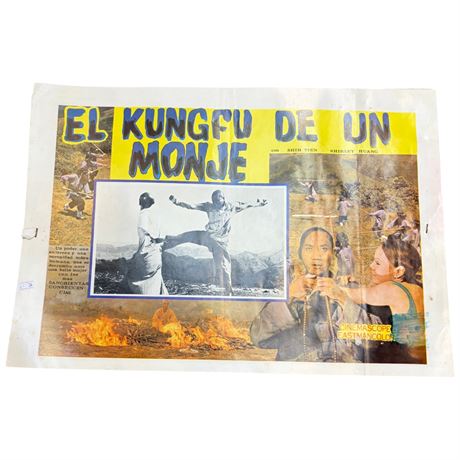 Approx 11 Vintage El Kungfu De Un Monje Posters