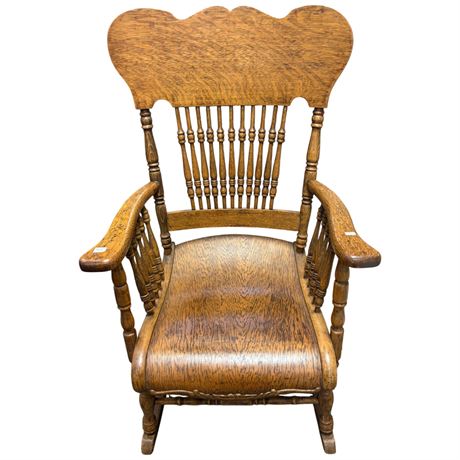 Vintage Cane Back Rocking Chair