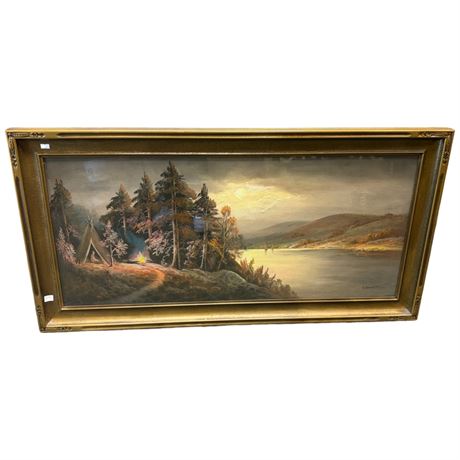 Vintage Nicely Framed Chandler Pastel