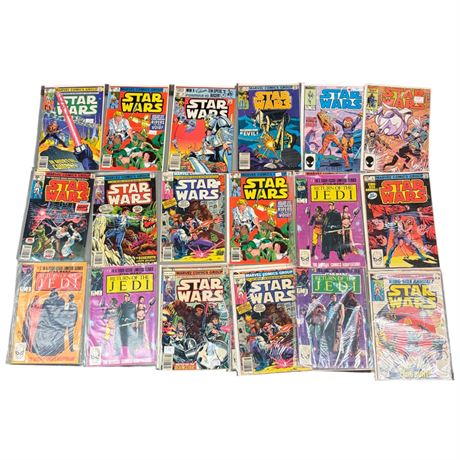 Assorted Vintage Marvel Star Wars Comics