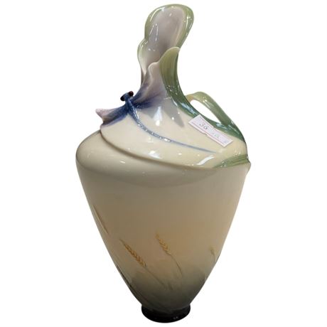 Exquisite Franz Dragonfly Vase