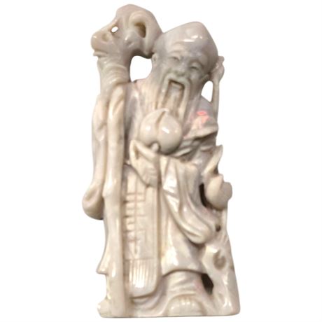 Chinese Carved Australian Opal