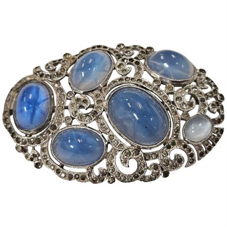 Rare Ktf Costume Jewelry Brooch